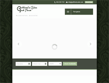 Tablet Screenshot of gottfriedscabin.com